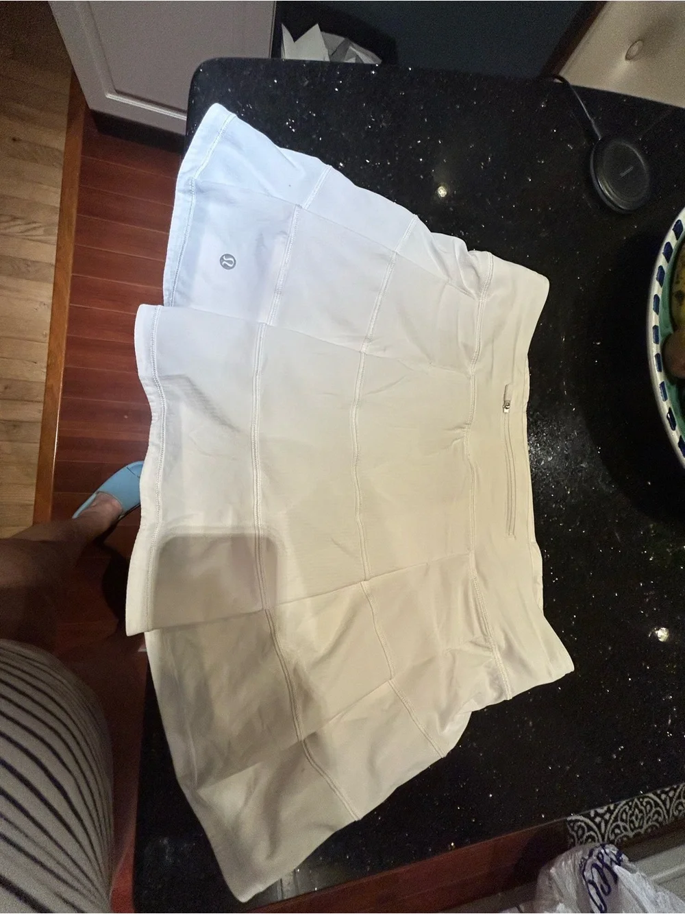 lululemon athletica White Tiered Skater Tennis Skirt